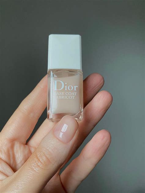 dior base coat abricot review|dior base coat review.